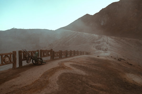 Kawa Ijen volcano