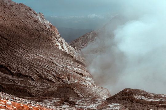 Kawa Ijen volcano
