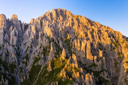 Aerial view of Grignetta (Grigna Meridionale), Lombardy, Italy
