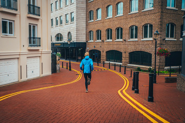 Athlete run in Streets of London.