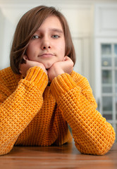 Portrait of teen girl