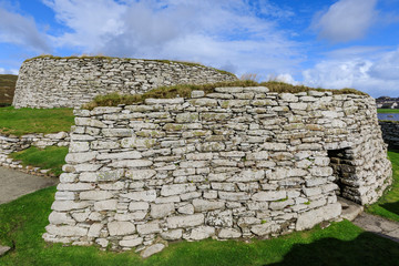 Clickimin Broch and Blockhouse, Iron Age Fort, Clickimin Loch, Central Lerwick, Shetland Isles, Scotland