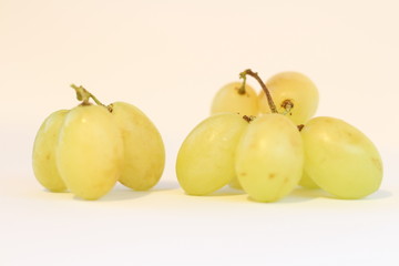 quinces on white background