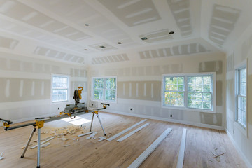 Drywall finish building industry new home construction interior