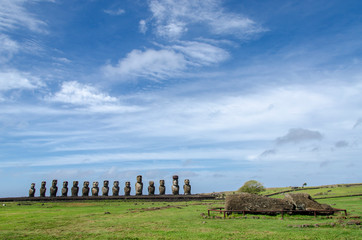 Chile - Rapa Nui or Easter Island - Ahu Tongariki