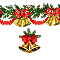 Vector Christmas Border decoration collection