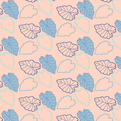 Monstera Palmenblätter tropisch exotisch Dschungel Urwald 