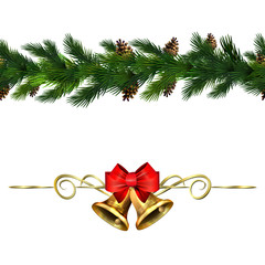 Vector Christmas Border decoration collection