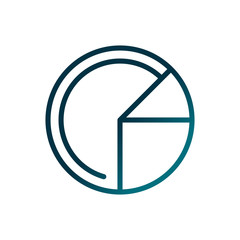 economy business diagram report financial gradient line