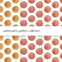 Watercolor pattern collection 02