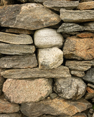 Dry stone wall