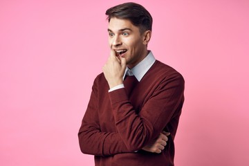 portrait of young man in shirt and tie