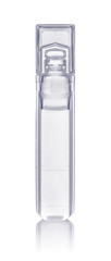 Front view of single plastic ampule