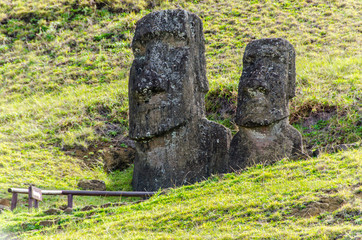 Chile - Rapa Nui or Easter Island - Rano Raraku