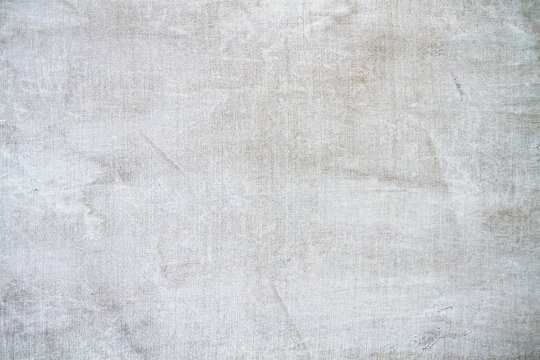 Stained blank canvas background or texture