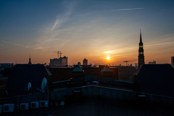 Über den Dächern von Hamburg 2013