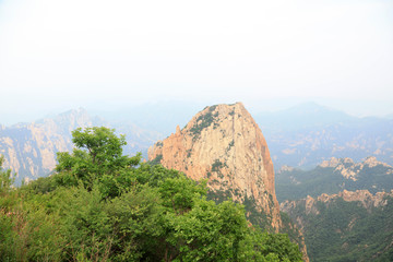 Naklejka premium Mountain Natural Scenery, Zushan, China