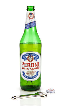 Bottle of Peroni Beer