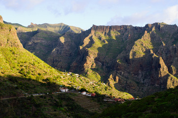 Mountains around famous Masca village on Tenerife