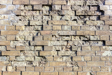 Old brick wall. Brickwork background, texture