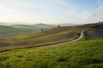 Early morning in Tuscany