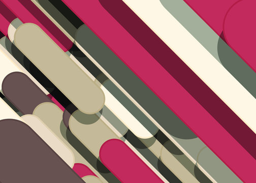 Color Abstract Lines Rain Generative Art background illustration