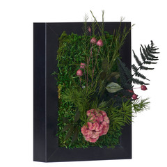 organic moss flower frame for decoration