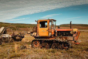 Fototapeta premium old tractor