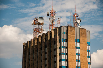 Building and sky. Rio de janeiro Brazil