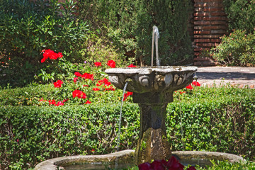 Malaga Alcazar (fortress) architecture delail