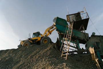 Fototapeta premium Mining trucks