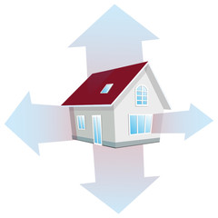 Heat loss in the house