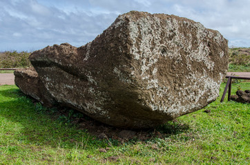 Chile - Rapa Nui or Easter Island - Te Ara O Te Moai trail