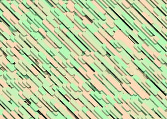 Color Abstract Lines Rain Generative Art background illustration