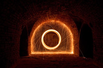 Photo Toys with fire and light 