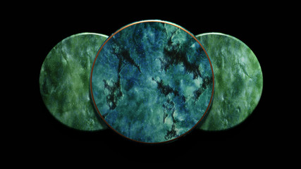 Beautiful, elegant, abstract background with metal and the texture of stone, marble and granite. 3d illustration, 3d rendering.