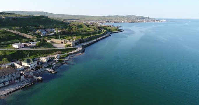 Yeni-Kale fortress on The Black sea coast. Kerch. Crimea