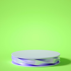 Beautiful background with geometric shape. 3d illustration, 3d rendering.