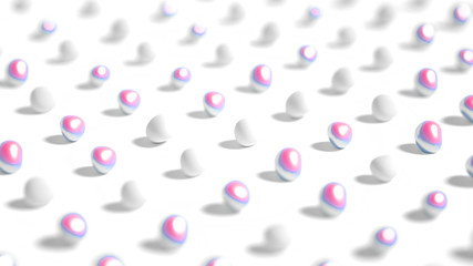 Beautiful background with geometric shape. 3d illustration, 3d rendering.