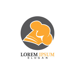 chef hat logo vector design template