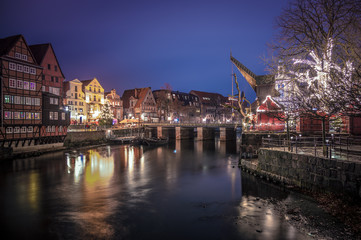 Der Lüneburger Stintmarkt zur Weihnachtszeit