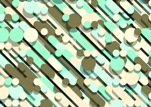 Color Abstract Lines Rain Generative Art background illustration