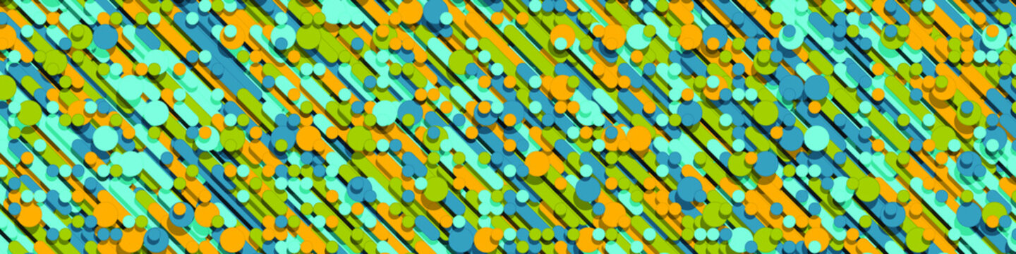 Color Abstract Lines Rain Generative Art background illustration