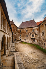 Fototapeta na wymiar Inner Courtyard of the Castle