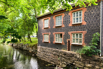 The former Fiskars ironworks at Fiskars Village, Finland on August 20,1917.