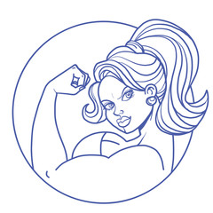 woman biceps bodybuilding