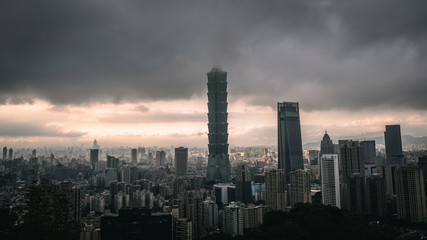 Taipei 101 Golden Hour City View