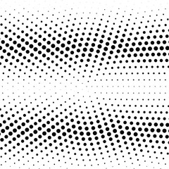 Abstract halftone dotted background. Monochrome pattern with dot and circles.  Vector modern pop art texture for posters, sites, business cards, cover postcards, interior design, labels, stickers.