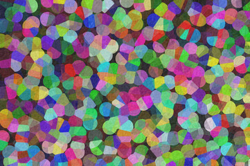 Mosaic colorful circle pattern, texture