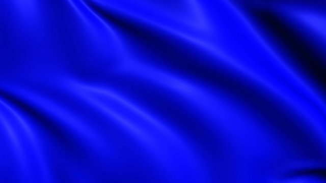 3D Animated blue fabric background